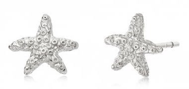 Daisy - Isla Starfish, Sterling Silver Stud Earrings SE08-SLV