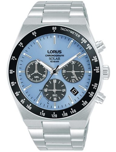 Lorus - Stainless Steel Solar Chrono Watch RZ525AX9