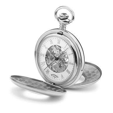 Rotary - Pocket Watch with Skeleton Dial