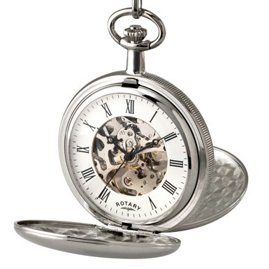 Rotary - Stainless Steel Pocket Watch