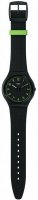 Swatch - Brushed Green, Plastic/Silicone - Quartz Watch, Size 42mm SS07B108