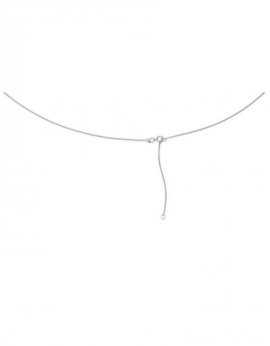 Gecko - 9ct White Gold Diamond Cut Necklace, Size 16-18