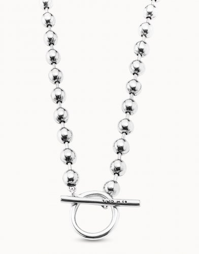 Uno de 50 - On Off, Silver Plated Necklace COL1463MTL0000U