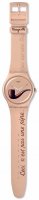 Swatch - La Trahison Des Images, Plastic/Silicone - Rene Magritte Quartz Watch, Size 41mm SO29Z124