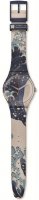 Swatch - The Great Wave , Plastic/Silicone - Quartz Watch, Size 41mm SUOZ351