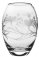 Royal Scot Crystal - Bee & Honeysuckle, Glass/Crystal S Barrel Vase BEEBARS