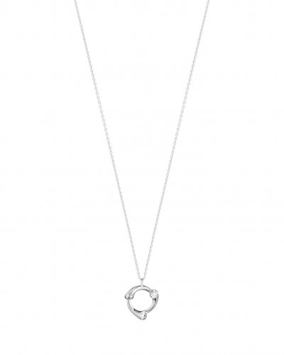Georg Jensen - Magic, Diamonds 012ct Set, White Gold - - Necklace