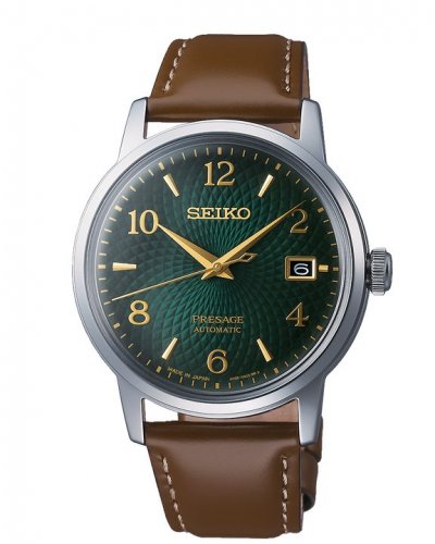 Seiko - Presage, Stainless Steel/Tungsten Automatic Watch SRPE45J1