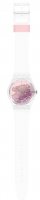 Swatch - Pink Disco Fever, Plastic/Silicone - Quartz Watch, Size 34mm GE290