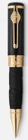 Montblanc - Great Characters Muhammad Ali, Precious Resin - Yellow Gold Plated - Ballpoint Pen, Size 10mm 129335