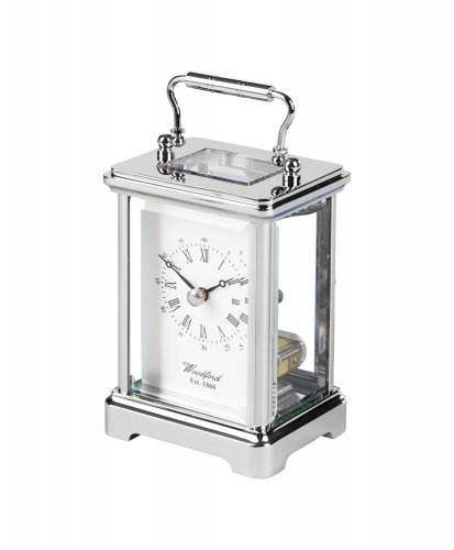 Harrison Brothers - Stainless Steel Skeleton Quartz Carriage Clock