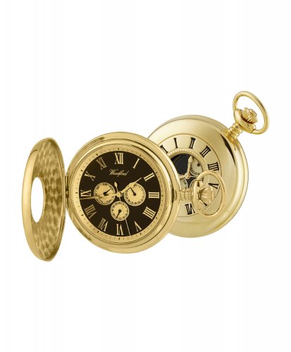 Harrison Brothers - Yellow Gold Plated Pocket Watch