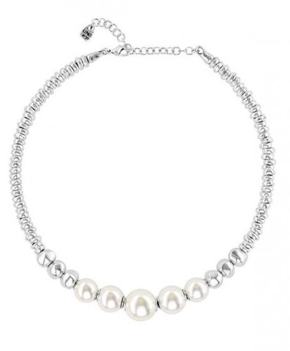 Uno de 50 - Pearl Set, Silver Plated - Necklace COL1508BPLM