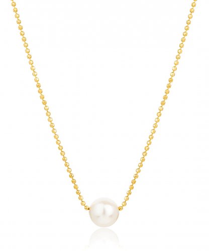 Claudia Bradby - Essential, Pearl Set, Yellow Gold Plated - Necklace CBNL0084
