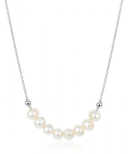 Claudia Bradby - Angelina, Pearl Set, Sterling Silver - Choker CBNL0268