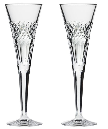 Royal Scot Crystal - Diamonds, Glass/Crystal Tall Champagne Flutes DIA2TFL