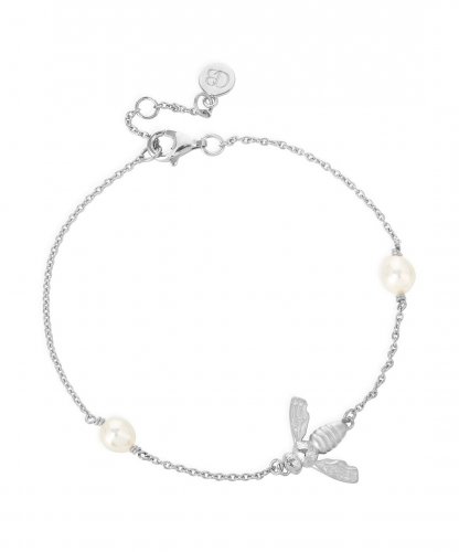 Claudia Bradby - Pearl Set, Sterling Silver - Peal Bracelet - CBBR032