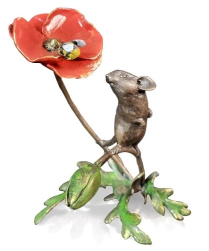 Richard Cooper - Mouse with Honey Bee, Bronze  1186