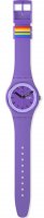 Swatch - Proudly Violet, Plastic/Silicone WATCH SO29V700