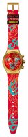 Swatch - Dragon in Motion, Stainless Steel - Plastic/Silicone - Quartz Watch, Size 43mm YVZ100
