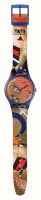 Swatch - Miro's Woman & Bird, Plastic/Silicone - Quartz Watch, Size 41mm SO29Z136C