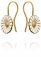 Georg Jensen - Daisy, Yellow Gold Plated Drop Earrings