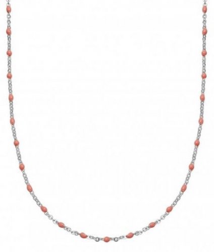 Daisy - Pink Beaded Set, Sterling Silver - Necklace