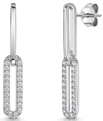 Jools - Cubic Zirconia Set, Sterling Silver - Stud Earrings kpe3222