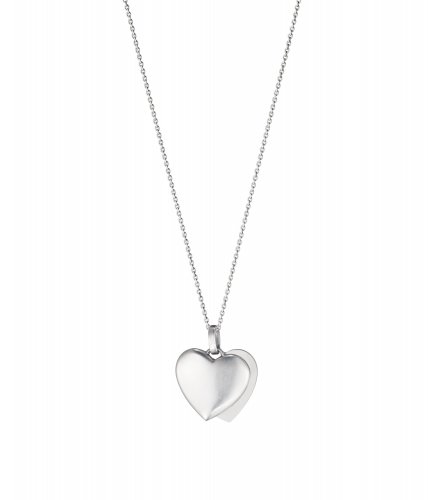 Georg Jensen - Hearts, Silver Pendant/Chain, Size 22cm