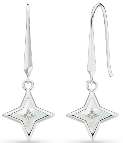 Kit Heath - Revival Astoria, Cubic Zirconias Set, Sterling Silver - Drop Earrings 50415MPC