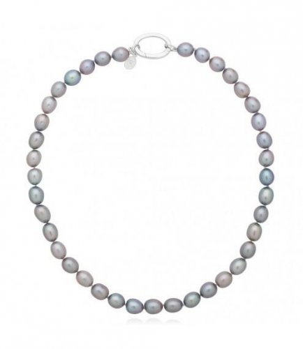 Claudia Bradby - Ines, Pearl Set, Silver Necklace, Size 44cm - CBNL0097