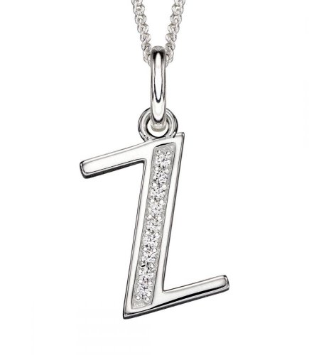 Gecko - Beginnings, Sterling Silver Letter Z Pendant