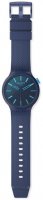 Swatch - Indigo Glow, Ceramic - Aluminium - Quartz Watch, Size 47mm SB05N113
