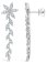 Guest and Philips - Diamond Set, White Gold - 18ct D1ct 92st Fern Leaf Drop Earrings 18EADI82664