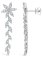 Guest and Philips - Diamond Set, White Gold - 18ct D1ct 92st Fern Leaf Drop Earrings 18EADI82664