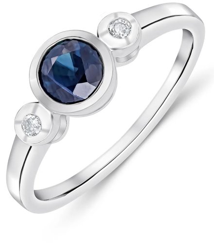 Guest and Philips - Sapphire Set, White Gold - 9ct Ring 22-01-007