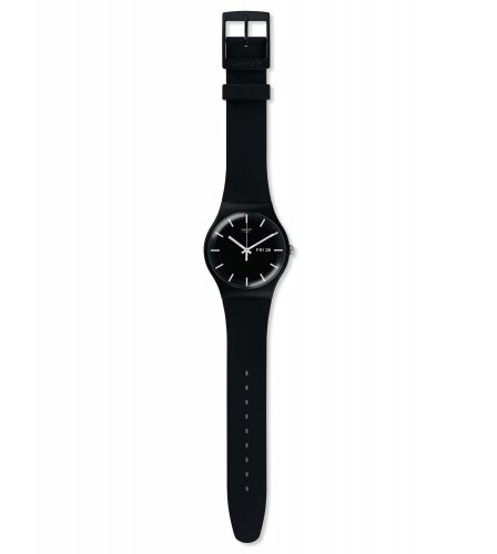 Swatch - Mono Black, Plastic/Silicone Watch SUOB720