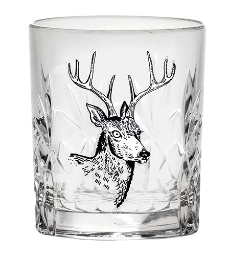 Royal Scot Crystal - Stag, Glass/Crystal - Tot Glass, Size 60mm TOTKINSTAG