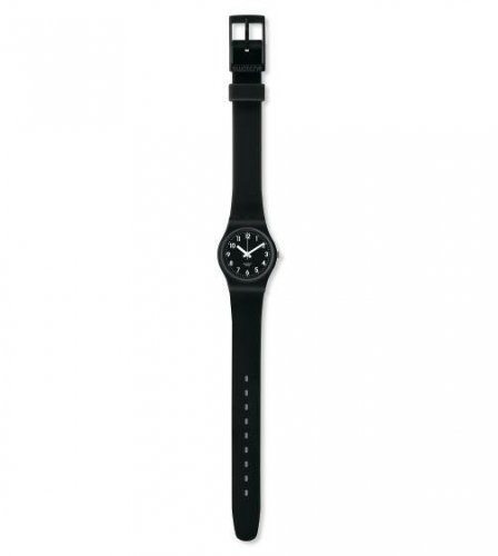 Swatch - Lady Black Single, Plastic/Silicone - Quartz Watch, Size 25mm LB170E