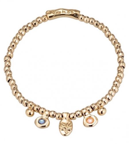 Uno de 50 - Crystal Set, Yellow Gold Plated - Bracelet PUL1966MCLORO0M