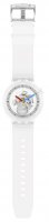 Swatch - Clearly Bold, Plastic/Silicone - Quartz Watch, Size 47mm ASB01K100