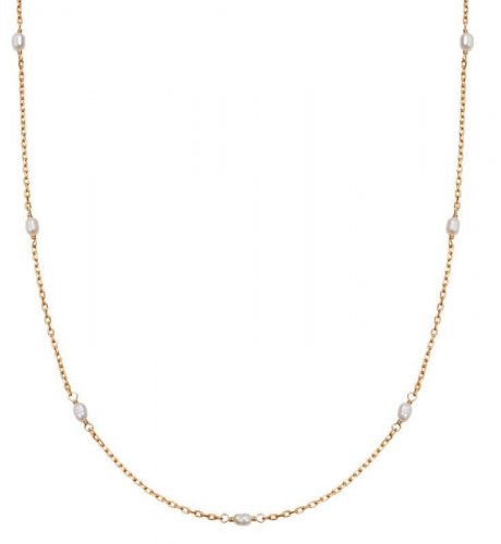 DAISY - Pearl Set, Yellow Gold Plated - NECKLACE TN05-GP