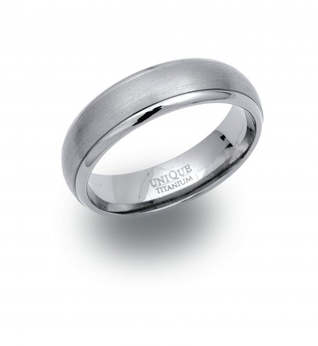 Unique - Titanium Wedding Band