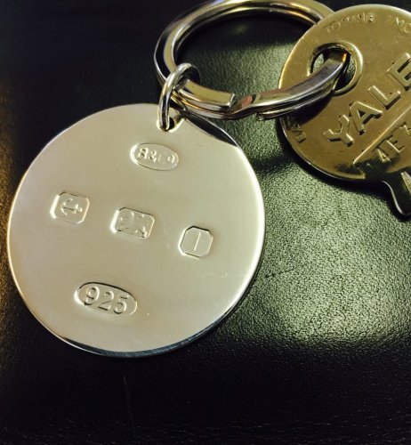 Guest and Philips - Sterling Silver Key Ring GG-6010