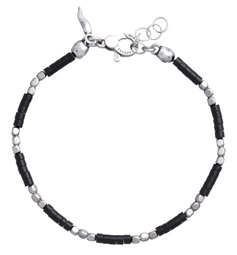 Giovanni Raspini - Cubes, Onyx Set, Sterling Silver - Bracelet, Size 22cm 11646L