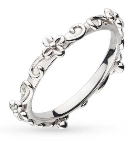 Kit Heath - Blossom Flyte, Sterling Silver - Rhodium Plated - Ring, Size O 20330RPO