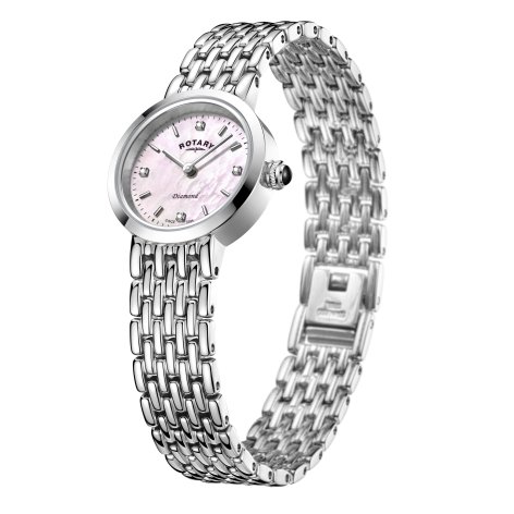 Rotary - Mother of Pearl Set, Stainless Steel - - Watch LB00899-07-D LB00899-07-D