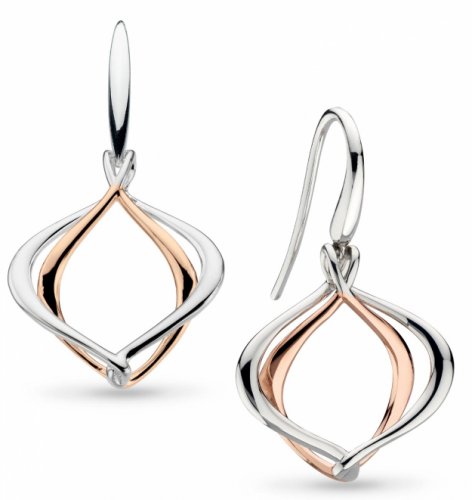 Kit Heath - Rhodium Plated Earrings 60019rrp