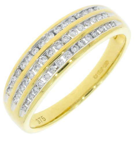 Guest and Philips - 9ct 0.25pts, Diamond Set, Yellow Gold - RING 09RIDI80720