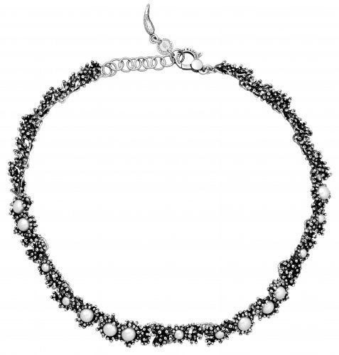 Giovanni Raspini - Anemone, Sterling Silver Necklace 11262